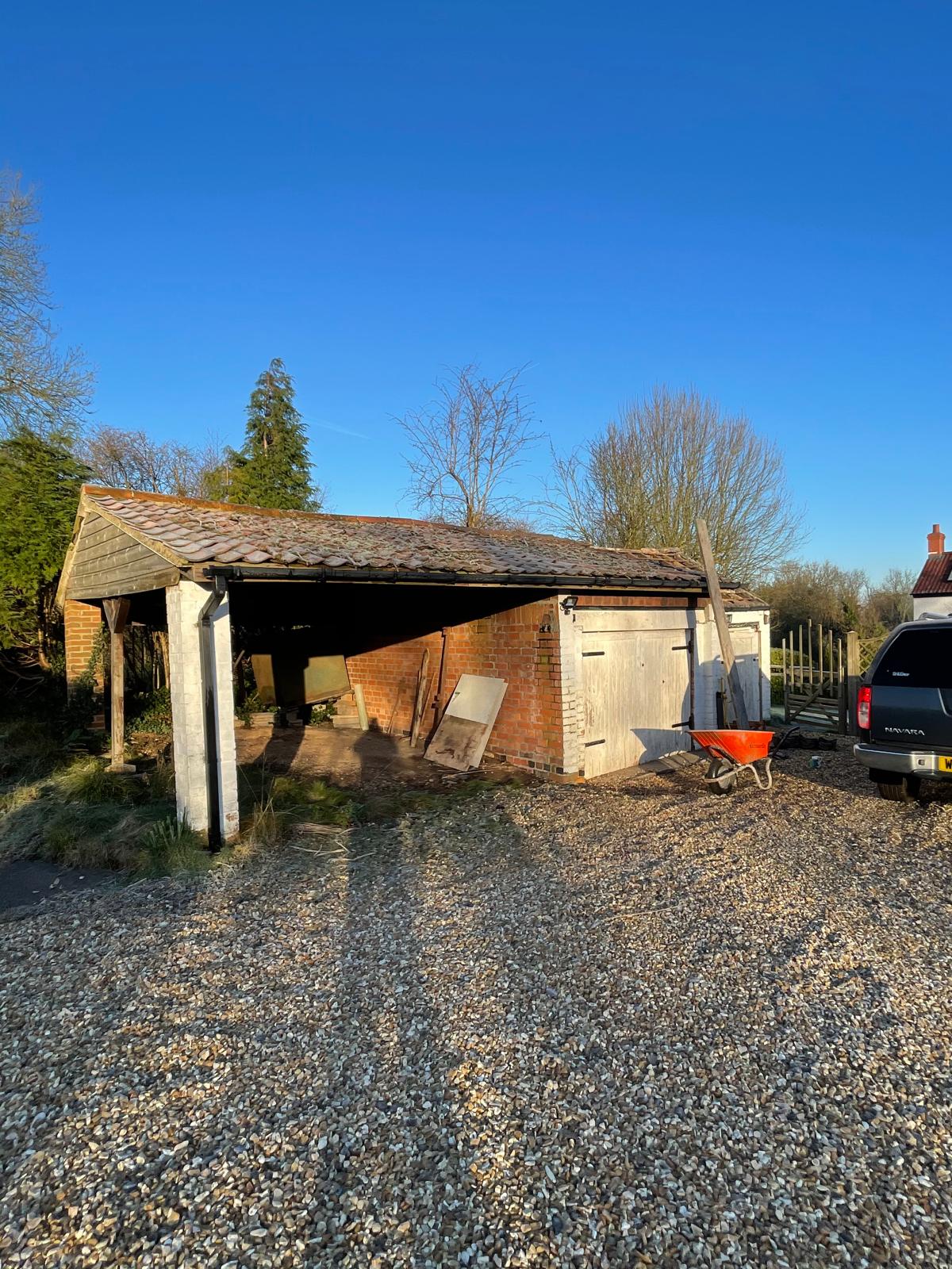 Original outbuilding before annex conversion